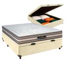 Conjunto Cama Box Bau Casal + Colchão Legriff Sankonfort