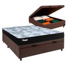 Conjunto Cama Box Bau Casal + Colchão Life Gold Paropas Conjunto Cama Box Bau Casal + Colchão Life Gold Paropas