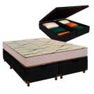 Conjunto Cama Box Bau Casal + Colchão Maxsono Paropas Conjunto Cama Box Bau Casal + Colchão Maxsono Paropas