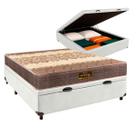 Conjunto Cama Box Bau Casal + Colchão Ortophedic Sankonfort Conjunto Cama Box Bau Casal + Colchão Ortophedic Sankonfort