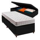 Conjunto Cama Box Bau Solteiro + Colchão D23 Inducol