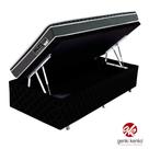 Conjunto Cama Box Baú Solteiro + Colchão D33 Solteiro Linha Platinum Poliéster