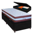 Conjunto Cama Box Bau Solteiro + Colchão Legaccy Paropas Conjunto Cama Box Bau Solteiro + Colchão Legaccy Paropas