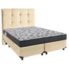 Conjunto Cama Box Bipartido Casal com Colchão D33 Iso100 Ortobom e Cabeceira