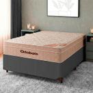 Conjunto Cama Box Casal + Colchão Airtech Ortobom
