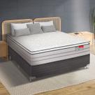 Conjunto Cama Box Casal Reconflex Protettore Pillow Top Espuma Viscoelástica 220kg 188x138x70