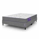 Conjunto Cama Box Casal Smartz: Colchão Acction D33 Firme + Base Box 138x188x Kupon Hipoalergênico