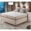 Conjunto Cama Box + Colchão Queen Size 150X200X59cm Molas Ensacadas Classic - Anjos - Megasul Conjunto Cama Box + Colchão Queen Size 150X200X59cm Molas Ensacadas Classic - Anjos - Megasul