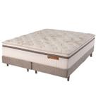 Conjunto Cama Box+ Colchão Queen Size Mocaccino 158X198x70cm