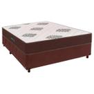 Conjunto Cama Box Com Colchão Casal Inova D45 Inovaflex - Marrom Conjunto Cama Box Com Colchão Casal Inova D45 Inovaflex - Marrom