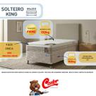 Conjunto Cama Box e Colchão Solteiro King Castor Premium Tecnopedic 96x203x70 Mais Espaço e Firmeza Conjunto Cama Box e Colchão Solteiro King Castor Premium Tecnopedic 96x203x70 Mais Espaço e Firmeza