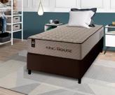 Conjunto Cama Box Espuma San Diego Bege Solteiro 88x188x67 Conjunto Cama Box Espuma San Diego Bege Solteiro 88x188x67