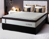 Conjunto Cama Box Espuma San Diego Branco Casal 138x188x67