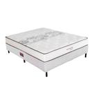 Conjunto cama box fit casal colchão primor orthocrin 138x188x50