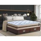Conjunto Cama Box King (Colchão + Box) de Molas Cama inBox Smart Pró 193x203x60 Bege
