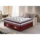 Conjunto Cama Box King de Molas Ensacadas D33 com Pillow TOP Cama inBox Select 193x203x70 Vinho Conjunto Cama Box King de Molas Ensacadas D33 com Pillow TOP Cama inBox Select 193x203x70 Vinho