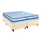 Conjunto Cama Box Queen + Colchão Blue Paropas
