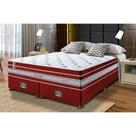 Conjunto Cama Box Queen de Molas Ensacadas Cama inBox Select Euro Soft 158x198x71 Vermelho