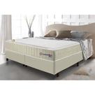 Conjunto Cama Box Queen Molas Ensacadas com Espuma Viscoelástico Cama inBox Cloud Bege 158x198x67