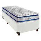 Conjunto Cama Box Solteiro + Colchão Blue Paropas