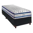 Conjunto Cama Box Solteiro + Colchão Blue Paropas