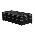 Conjunto Cama Box Solteiro de Molas Gazin Pérola Negra 88x188