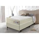 Conjunto Cama Box Solteiro Molas Ensacadas com Espuma Viscoelástico Cama inBox Cloud Bege 88x188x67