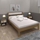 Conjunto Cama Casal com 2 Mesas de Cabeceira