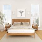 Conjunto Cama Queen com 2 Mesas de Cabeceira Oiti CabeCasa MadeiraOriginals