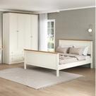 Conjunto Cama Queen Guarda-Roupa 4 Portas Ananda CabeCasa MadeiraOriginals