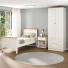 Conjunto Cama Solteiro Guarda-roupa 2 Portas Mesa de Cabeceira Ananda Cabecasa Madeiraoriginals