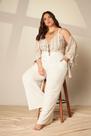 Conjunto Camisa com Cropped Listrado Conjunto Camisa com Cropped Listrado