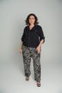 Conjunto Camisa de Botão e Calça Estampada