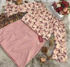 Conjunto camisa e saia Corine