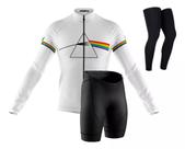 Conjunto Camisa Manga Longa Bermuda Gel Pernito Pink Floyd - Conjunto Camisa Manga Longa Bermuda Gel Pernito Pink Floyd -