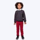 Conjunto Camisa Manga Longa com Blusa Cinza e Calça Sarja Infantil Menino Kyly 3002
