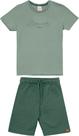 Conjunto Camisa Polo Manga Curta+Bermuda Moletinho Infantil Conjunto Camisa Polo Manga Curta+Bermuda Moletinho Infantil