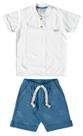 Conjunto camiseta com bermuda em moletom 13144 Conjunto camiseta com bermuda em moletom 13144