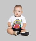 Conjunto Camiseta com Shorts Tubarão Trick Nick Branco - Trick Nick Baby