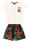 Conjunto Camiseta e Bermuda Bee Loop