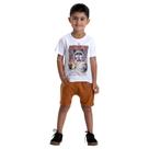Conjunto Camiseta e Bermuda Caramelo - Patota Toda