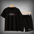 Conjunto Camiseta E Bermuda Italia Streetwear Algodão Premium Conjunto Camiseta E Bermuda Italia Streetwear Algodão Premium
