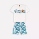 Conjunto Camiseta E Bermuda kyly Branco 8
