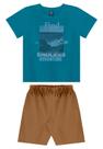 Conjunto Camiseta e Bermuda Menino Bee Loop