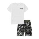 Conjunto Camiseta e Bermuda Moletinho Jonny Fox Conjunto Camiseta e Bermuda Moletinho Jonny Fox