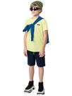 Conjunto camiseta e bermuda moletinho