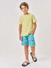 Conjunto camiseta e bermuda nylon lemon
