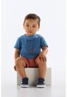 Conjunto Camiseta e Bermuda para Bebê Quimby