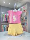 Conjunto camiseta e shorts sweet 3906 -