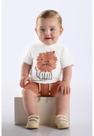 Conjunto Camiseta Leão e Bermuda Bebê Up Baby Conjunto Camiseta Leão e Bermuda Bebê Up Baby